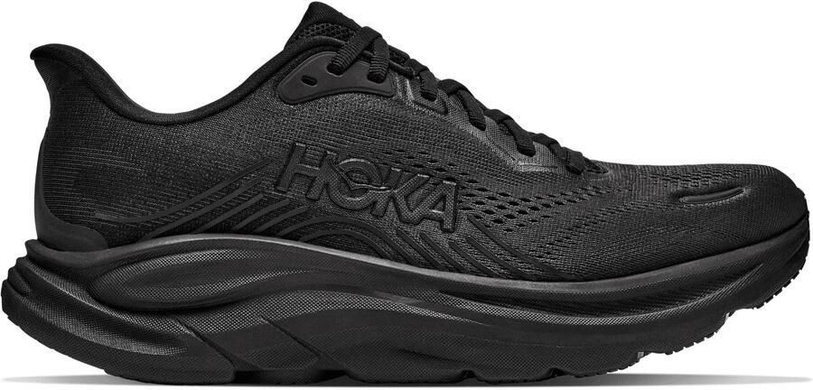 HOKA Women's Clifton 11 Hardloopschoenen Wide zwart