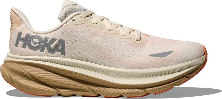 HOKA Women's Clifton 9 GTX Hardloopschoenen 2 3 beige