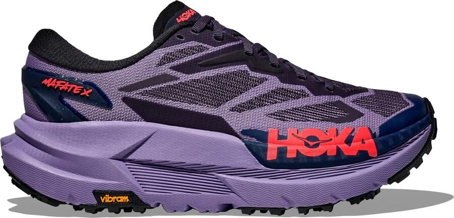 HOKA Women's Mafate X Trailrunningschoenen 2 3 purper