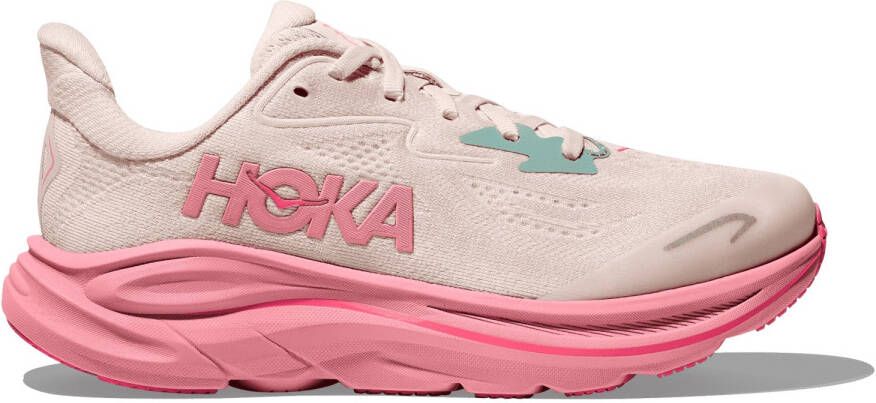 HOKA Kid's Clifton 10 Hardloopschoenen roze