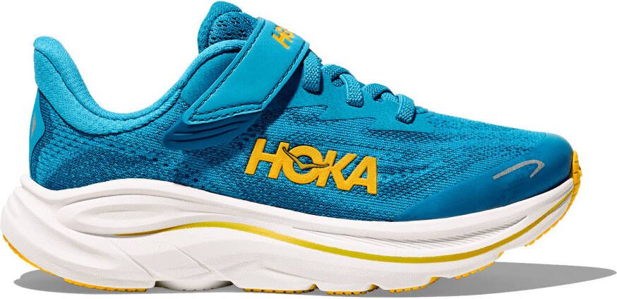 HOKA Kid's Clifton 10 Little Hardloopschoenen blauw