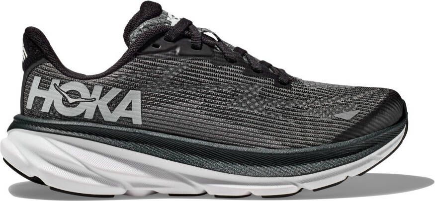 HOKA Kid's Clifton 9 Hardloopschoenen grijs