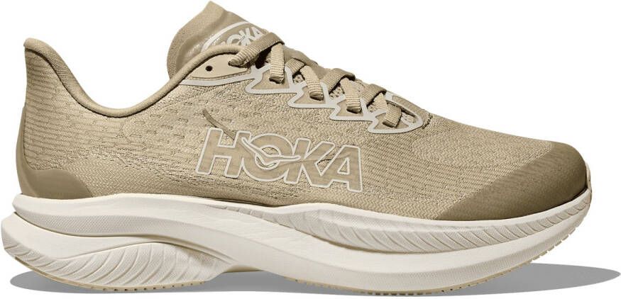 HOKA Kid's Mach 6 Hardloopschoenen beige