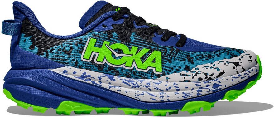 HOKA Kid's Speedgoat 6 Trailrunningschoenen blauw