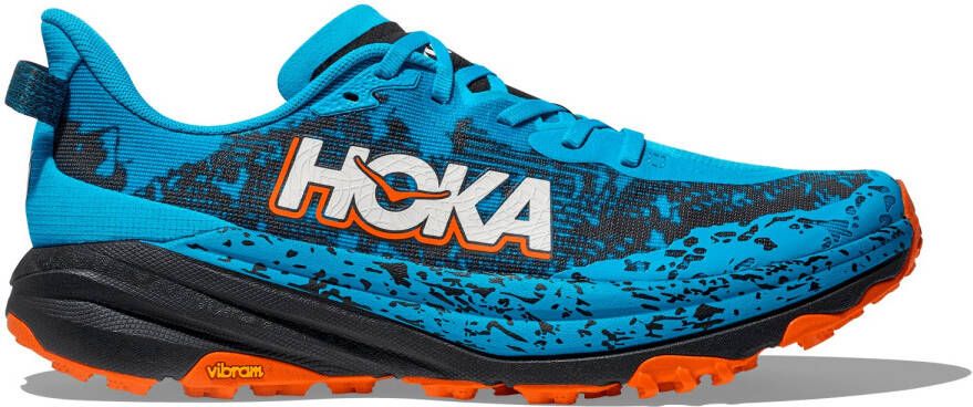 HOKA Speedgoat 6 Trailrunningschoenen Regular blauw