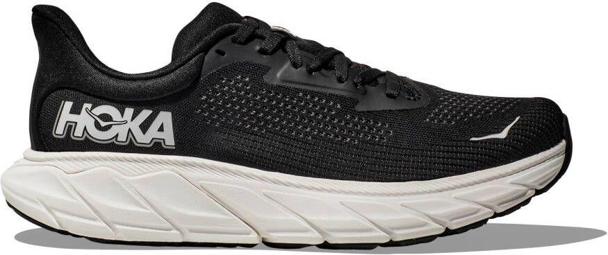 HOKA Women's Arahi 7 Hardloopschoenen Wide wit zwart