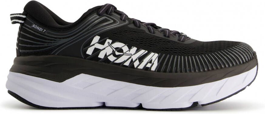 Hoka Women's Bondi 7 Runningschoenen Regular Zwart grijs - Foto 4