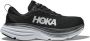 Hoka One Bondi 8 Sportschoenen Hardlopen Weg zwart wit - Thumbnail 3