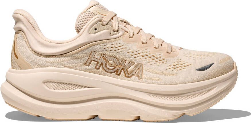 HOKA Women's Bondi 9 Hardloopschoenen Regular beige