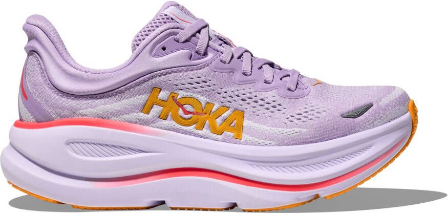 HOKA Women's Bondi 9 Hardloopschoenen Wide purper