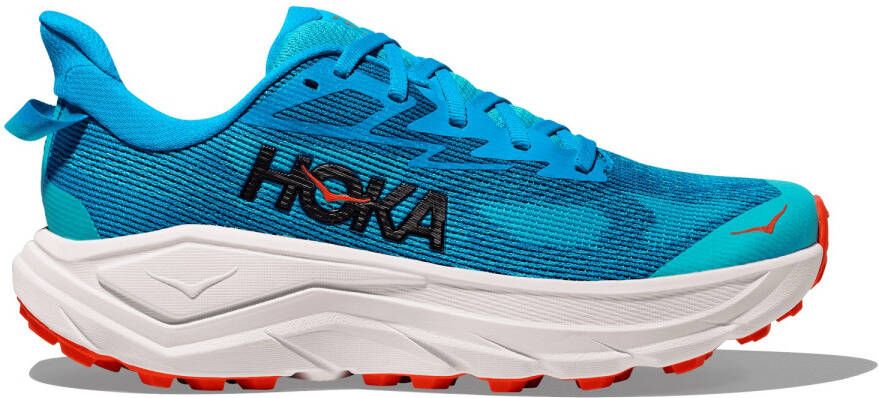 HOKA Women's Challenger 8 Trailrunningschoenen Regular blauw