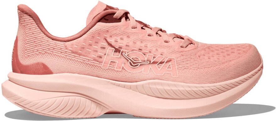 HOKA Women's Mach 6 Hardloopschoenen Regular roze