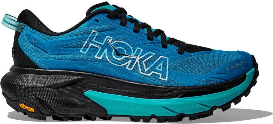 HOKA Women's Mafate 5 Trailrunningschoenen 2 3 Regular blauw