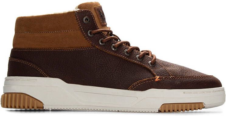 Hub Mark 2.1 Sneakers Heren Leren Sneaker Cognac - Foto 5