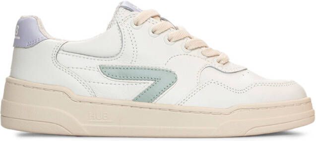 Hub Women's Court Sneakers beige wit