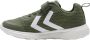 Hummel Kinder Sneakers flach Actus Recycled Tex Jr Dark Olive - Thumbnail 1