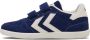 Hummel Kid's Victory Suede II Sneakers blauw - Thumbnail 1