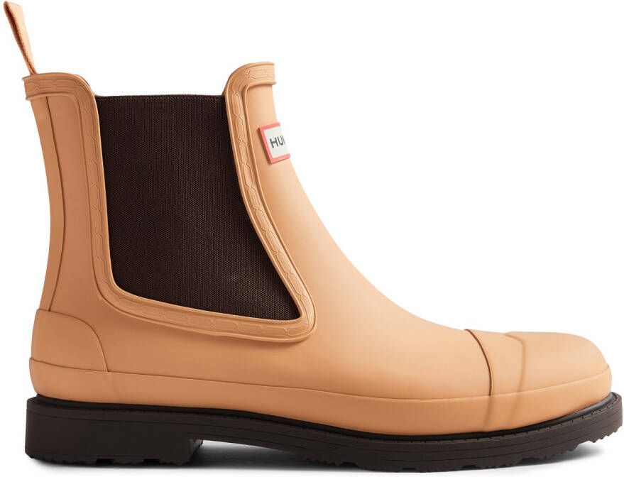 Hunter Boots Commando Chelsea Boot Rubberlaarzen beige