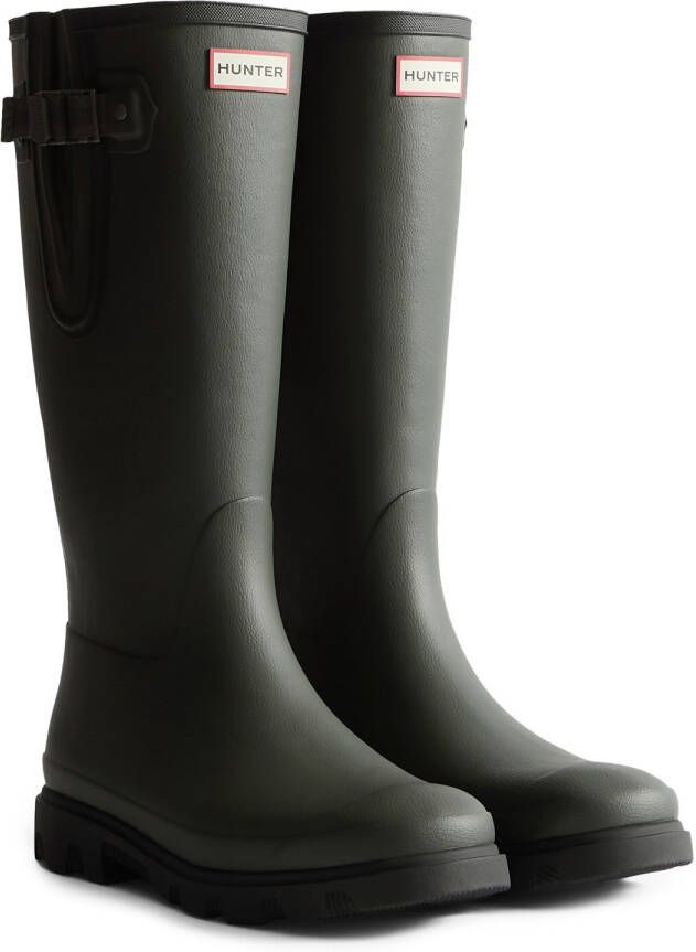 Hunter Boots Field Downpour Adjustable Boot Rubberlaarzen zwart