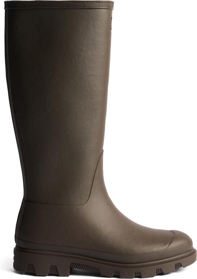 Hunter Boots Downpour Tall Insulated Boot Rubberlaarzen zwart bruin