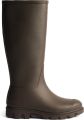 Hunter Boots Downpour Tall Insulated Boot Rubberlaarzen zwart bruin - Donkerbruin