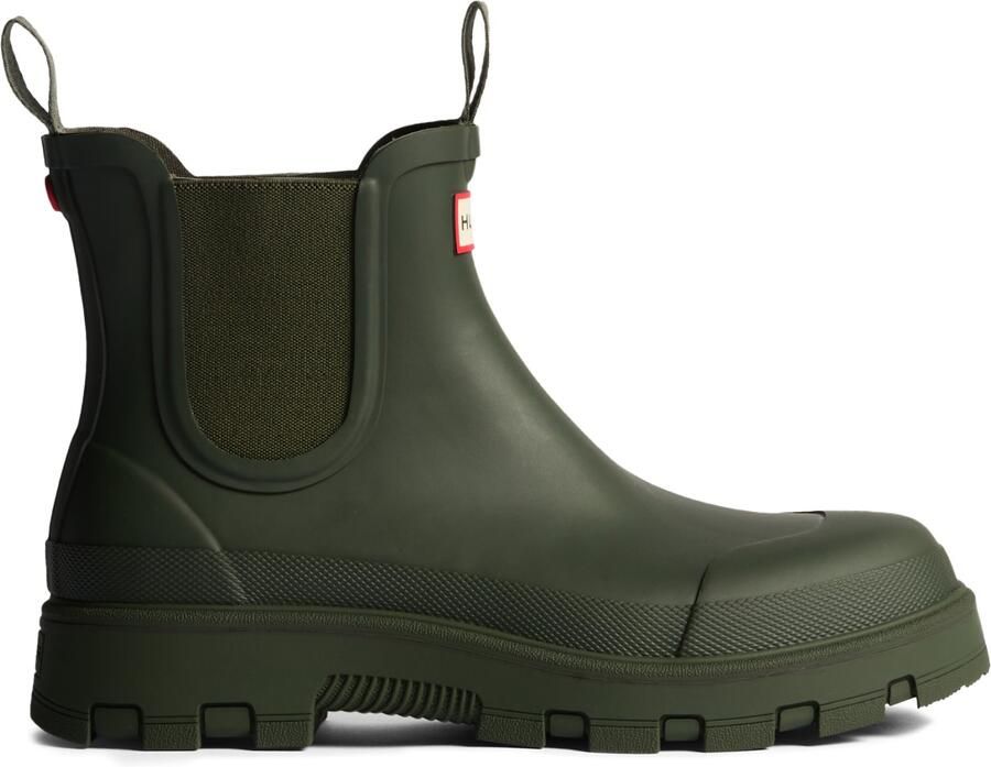 Hunter Boots Elements Elastic Chelsea Boot Rubberlaarzen olijfgroen
