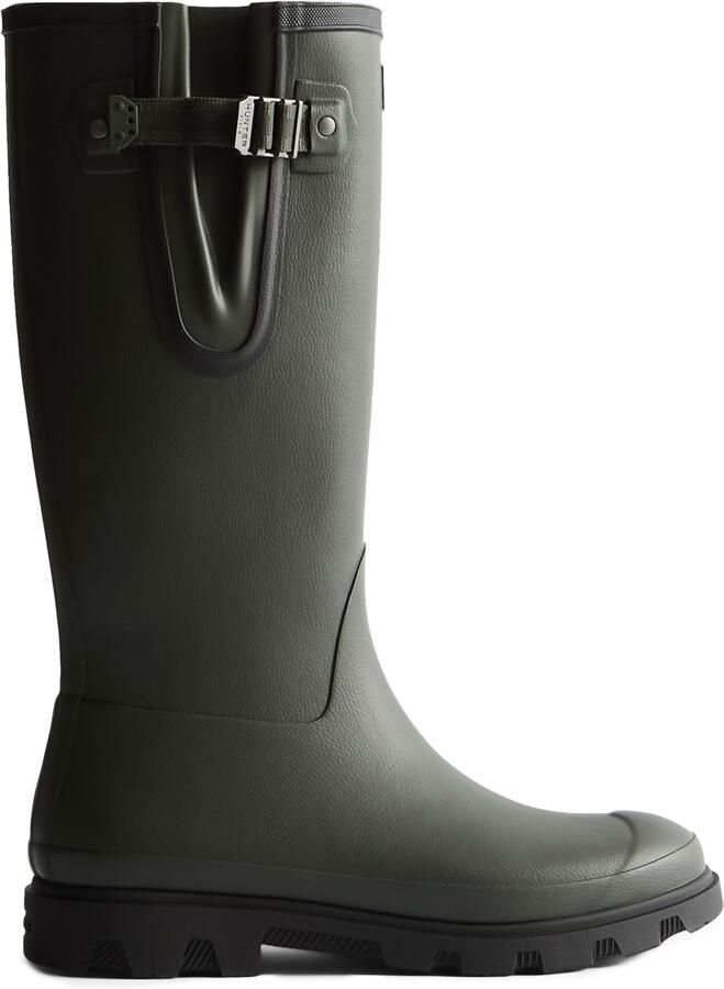 Hunter Boots Field Downpour Adjustable Boot Rubberlaarzen zwart grijs