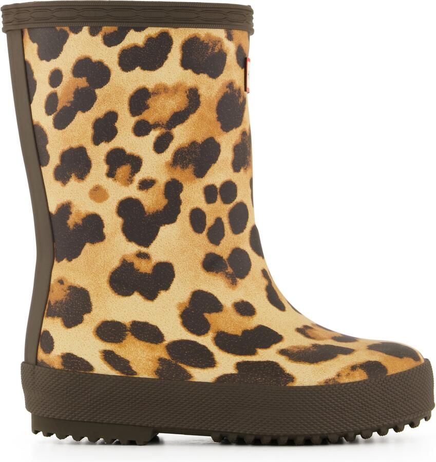 Hunter Boots Kid's First Leopard Print Boot Rubberlaarzen bruin