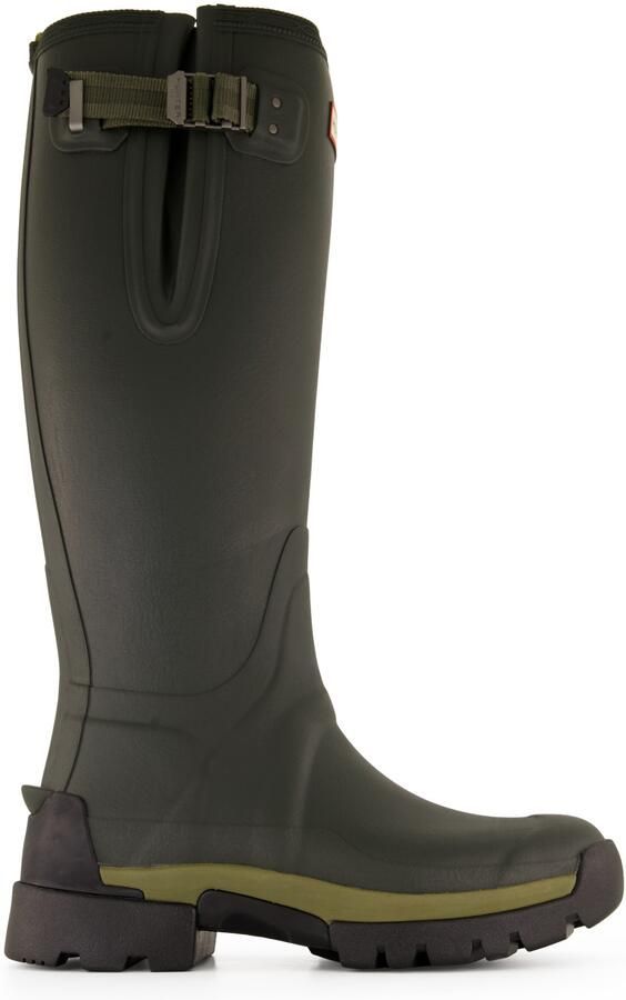 Hunter Boots Women's Balmoral Tall Side Adjustable Neo Rubberlaarzen grijs