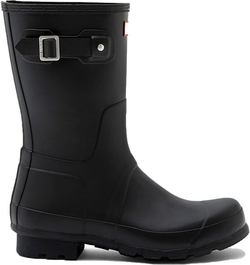 HUNTER Regenlaarzen Heren Mens Original Short Maat: 40 41 Materiaal: Rubber Kleur: Zwart - Foto 2