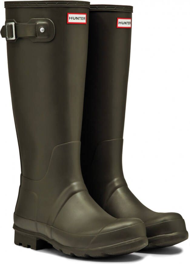 HUNTER Regenlaarzen Heren Mens Original Tall Rubber Groen