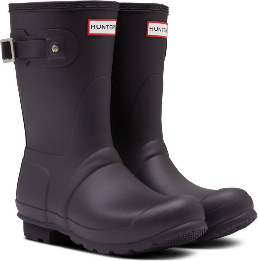 Hunter Boots Women's Original Insulated Short Winterschoenen grijs zwart