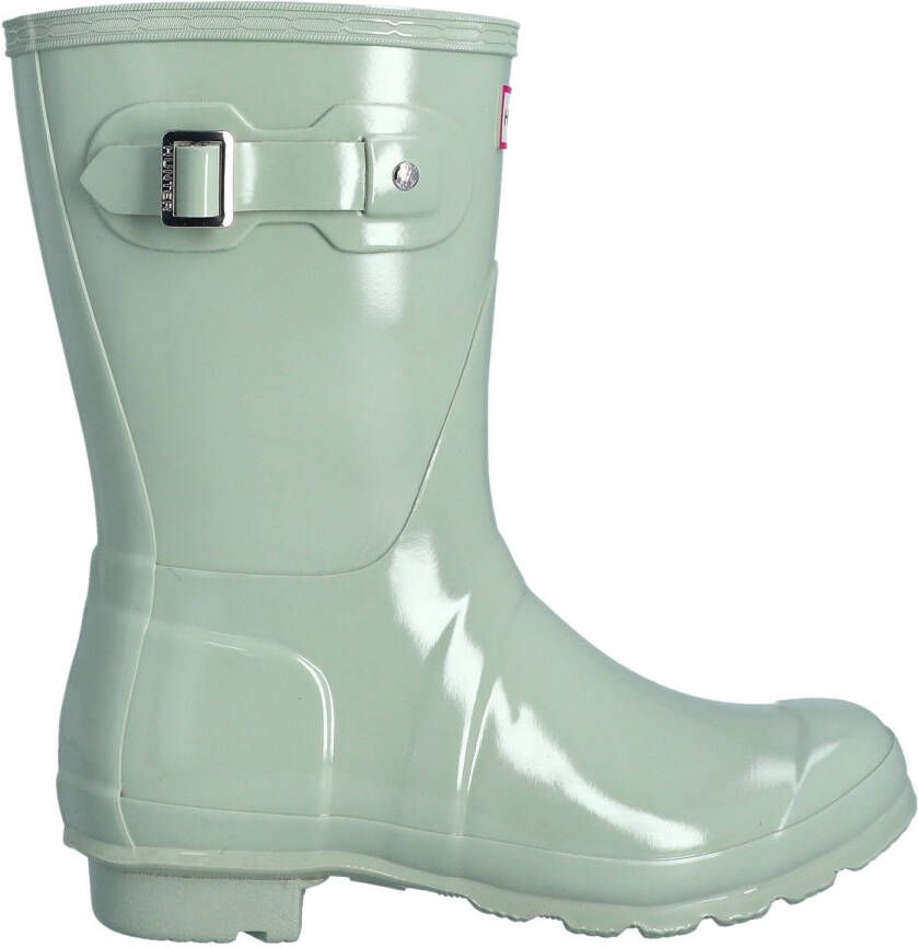 Hunter Boots Women's Original Short Gloss Rubberlaarzen groen