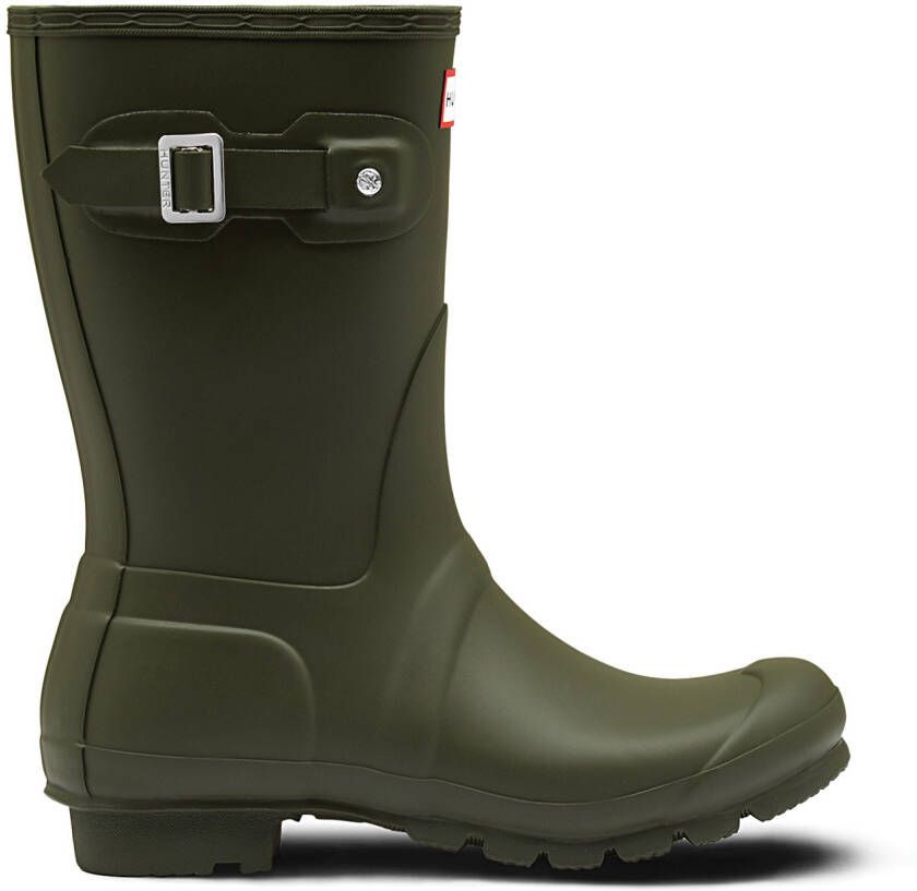 HUNTER Regenlaarzen Dames Womens Original Short Maat: 36 Materiaal: Rubber Kleur: Groen - Foto 5