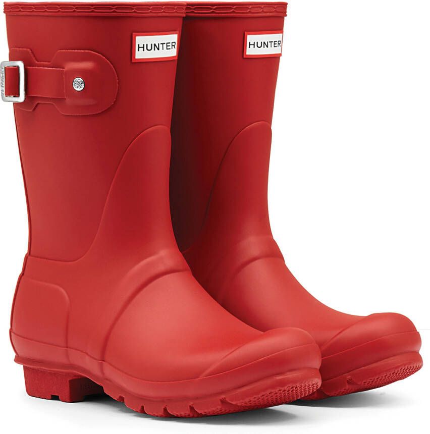 HUNTER Regenlaarzen Dames Womens Original Short Maat: 38 Materiaal: Rubber Kleur: Rood - Foto 7