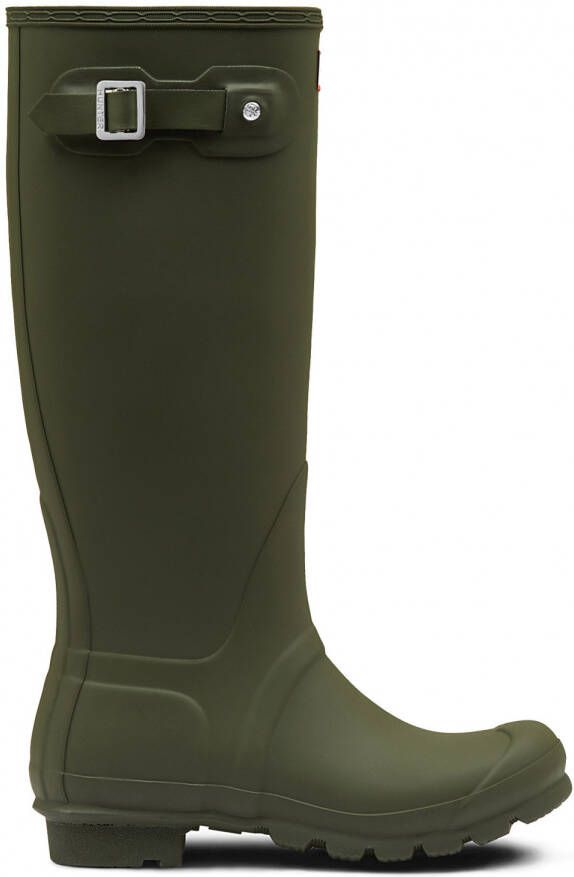 Hunter Boots Women's Original Tall Rubberlaarzen olijfgroen - Foto 4