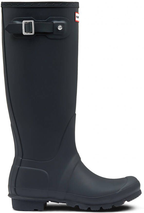 Hunter Boots Women's Original Tall Rubberlaarzen zwart blauw - Foto 10