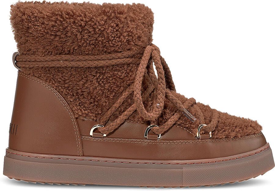 Inuikii Women's Curly Winterschoenen bruin