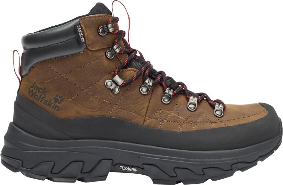 Jack Wolfskin Apex Hike Pro Lth Texapore Mid Wandelschoenen bruin