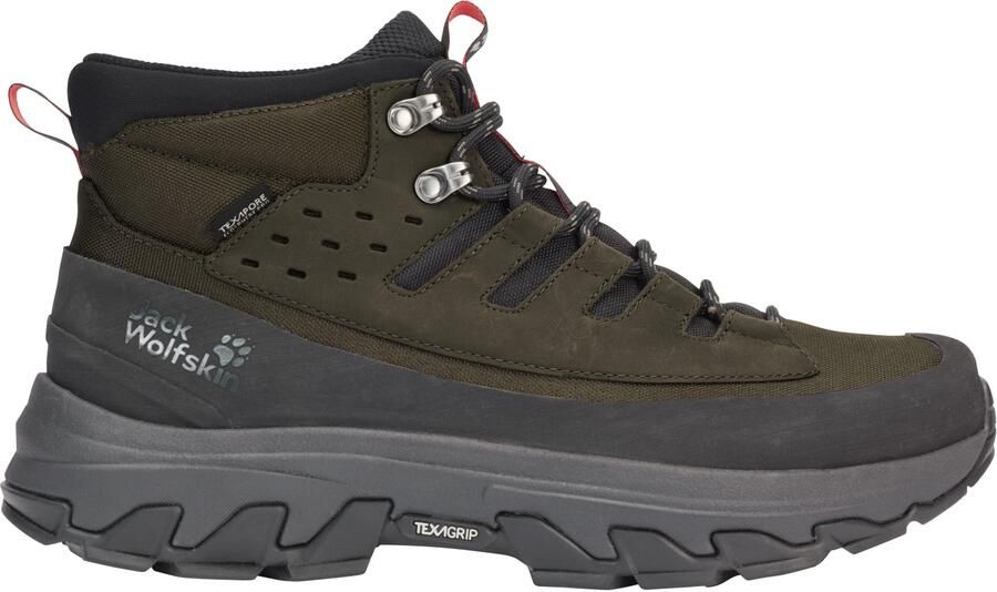 Jack Wolfskin Apex Hike Texapore Mid Wandelschoenen grijs