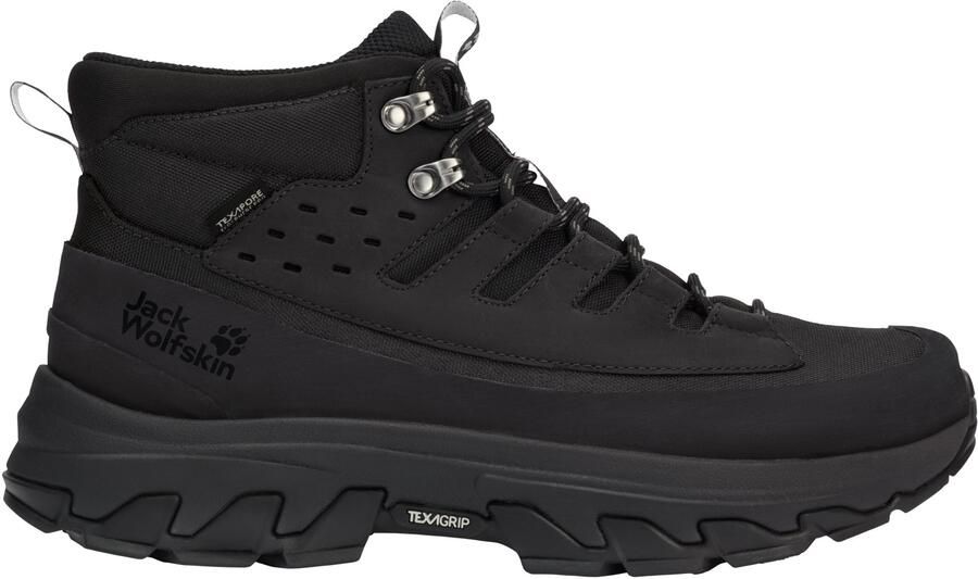 Jack Wolfskin Apex Hike Texapore Mid Wandelschoenen zwart