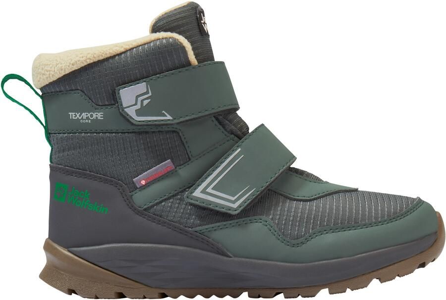 Jack Wolfskin Kid's Polar Bear-B Texapore Mid VC Winterschoenen grijs