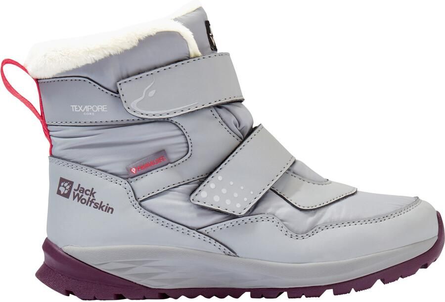 Jack Wolfskin Kid's Polar Bear-G Texapore Mid VC Winterschoenen grijs