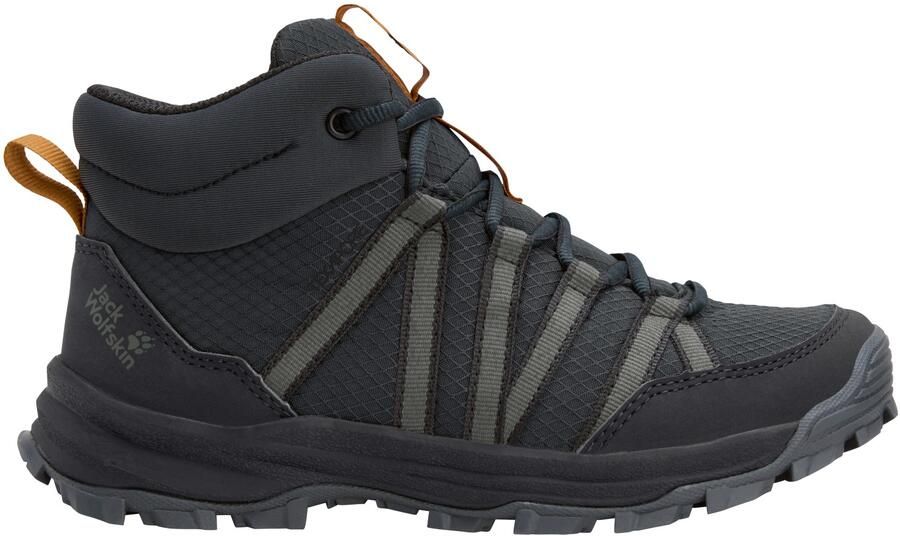 Jack Wolfskin Kid's Wild Hike Texapore Low Multisportschoenen zwart