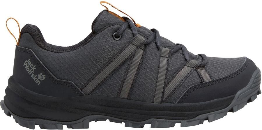 Jack Wolfskin Kid's Wild Hike Texapore Mid Wandelschoenen zwart grijs