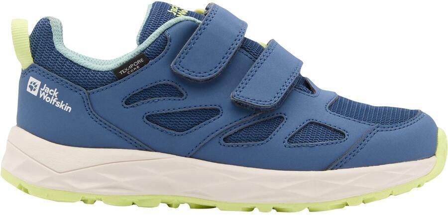 Jack Wolfskin Woodland 2 Texapore Mid Wandelschoenen Blauw