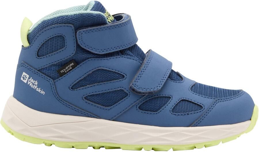 Jack Wolfskin Kid's Woodland 2 Texapore Mid VC Wandelschoenen blauw