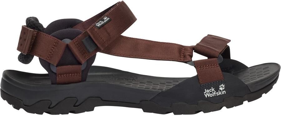 Jack Wolfskin Ridge Sandal Sandalen bruin zwart