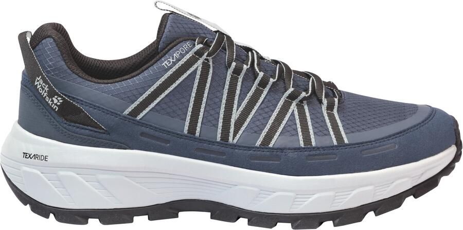 Jack Wolfskin Wild Hike Texapore Low Multisportschoenen grijs blauw