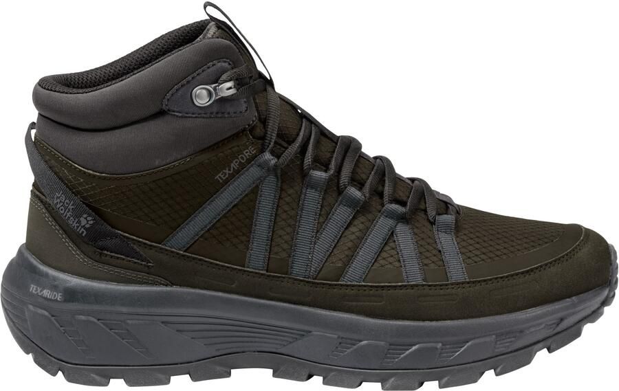 Jack Wolfskin Wild Hike Texapore Mid Wandelschoenen zwart